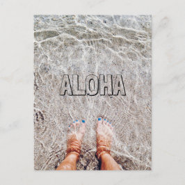 PIES EN LA POSTAL DEL OCÉANO