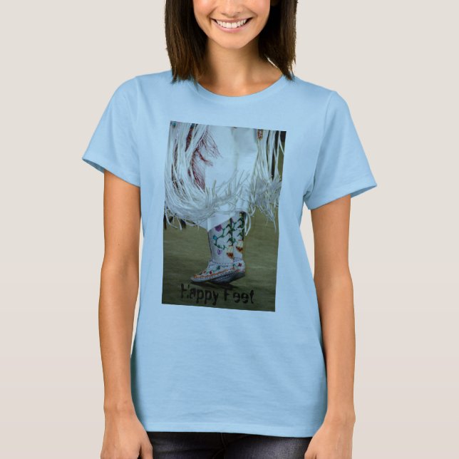 Pies felices de camiseta (Anverso)