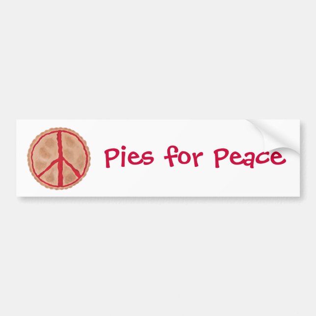 Pies for Peace, cereza de paz pegatinas de paracho (Frente)