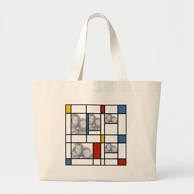 Piet Mondrian inspiró el bolso de la plantilla de (Frente)
