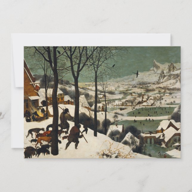 Pieter Bruegel El Mayor - Cazadores En La Nieve (Anverso)