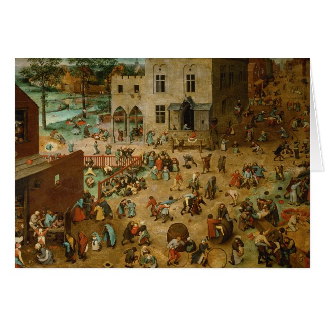 Pieter Bruegel el mayor - Juegos infantiles (Anverso (Horizontal))