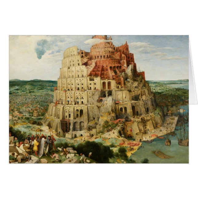 Pieter Bruegel el mayor - La Torre de Babel (Anverso (Horizontal))