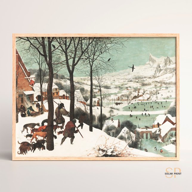 Pieter Bruegel Hunters en el Arte de Nieve (Subido por el creador)