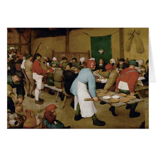 Pieter Bruegel la anciano - boda campesina (Anverso (Horizontal))