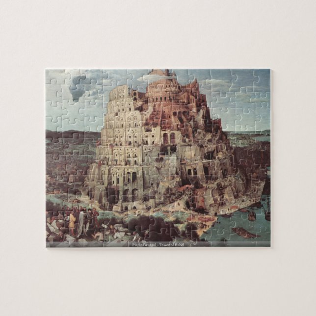 Pieter Bruegel - torre del rompecabezas de Babel (Horizontal)