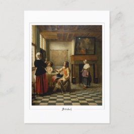 Pieter de Hooch #118 - postal Bella Artes