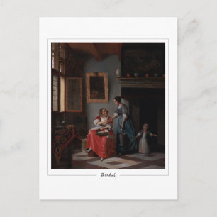 Pieter de Hooch #136 - Tarjeta postal de arte fino
