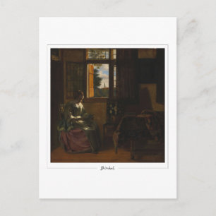 Pieter de Hooch #150 - Tarjeta postal de arte fino