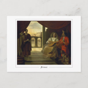 Pieter de Hooch #17 - postal Bella Artes