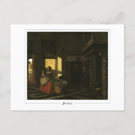 Pieter de Hooch #45 - postal Bella Artes