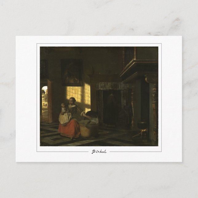 Pieter de Hooch #45 - postal Bella Artes (Anverso)