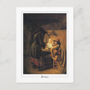 Pieter de Hooch #77 - Tarjeta postal de arte fino