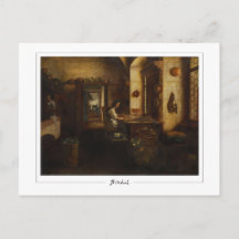 Pieter de Hooch #85 - Tarjeta postal de arte fino