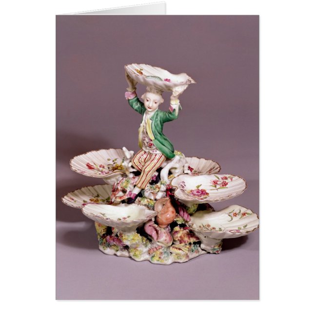 Pieza central de la tabla de Derby, 1760-65 (Frente)