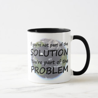 Pieza de la taza de la solución