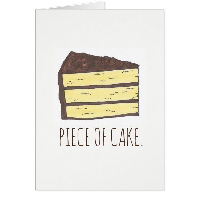 Pieza de pastel de chocolate de capa de chocolate  (Frente)