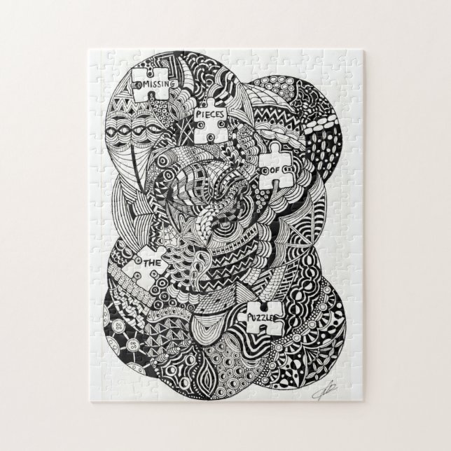 Pieza del rompecabezas que falta (Vertical)