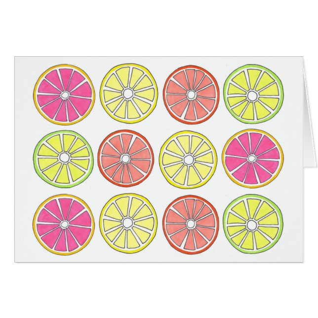 Piezas De Fruta De Cal De Limón De Grapefruit Nara (Anverso (Horizontal))