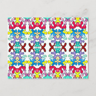 Piezas de rompecabezas Una postal