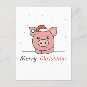 Pig Navidad Nieve Invierno Animales Cerdos
