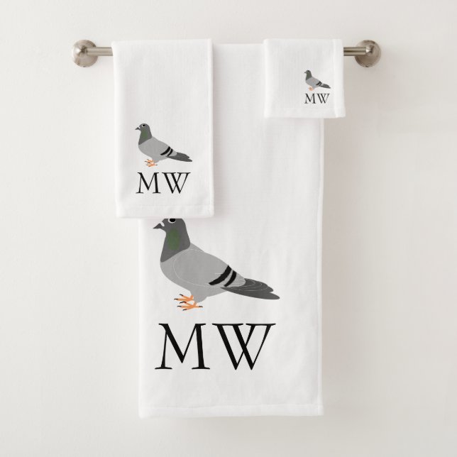 Pigeon Design Monogrammed (In situ)