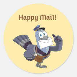 Pigeon Happy Mail Pegatina & Seal