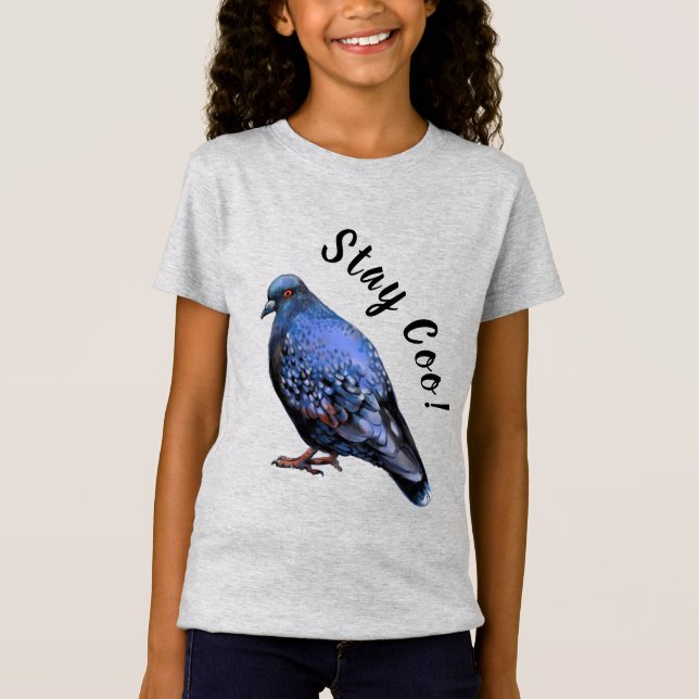 Pigeon, quédate callada. Camiseta (Anverso)