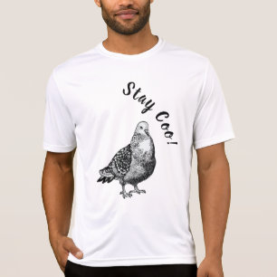 Pigeon, quédate callada. Camiseta