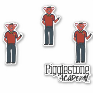 Pigglestone Academia Clase Pig 5 Pegatina
