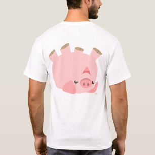 Piggy está teniendo una camiseta divertida (diseño