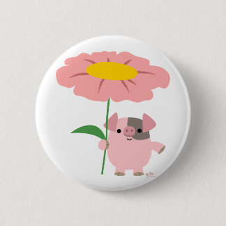 Piglet Personalizado Cuto Con Insignia De Botón Gi