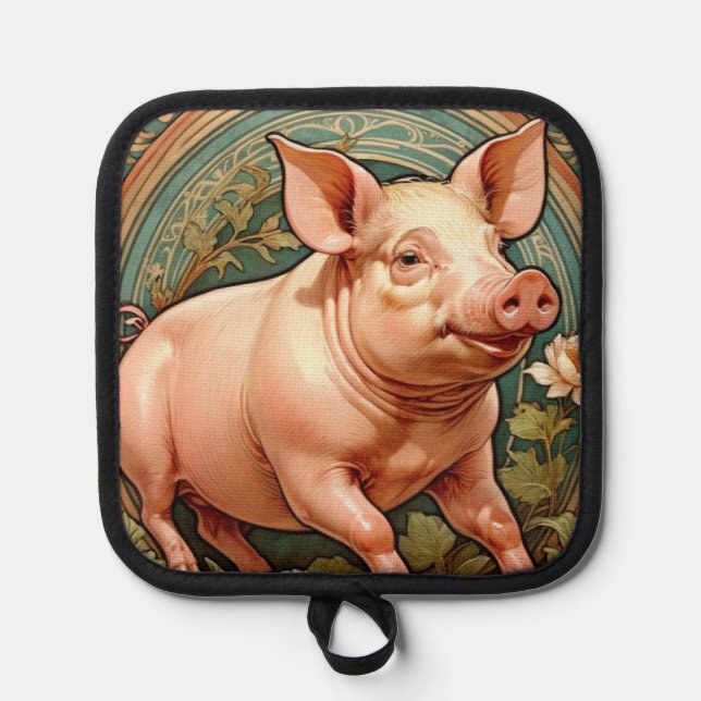 Piglet Pot Holder (Anverso)