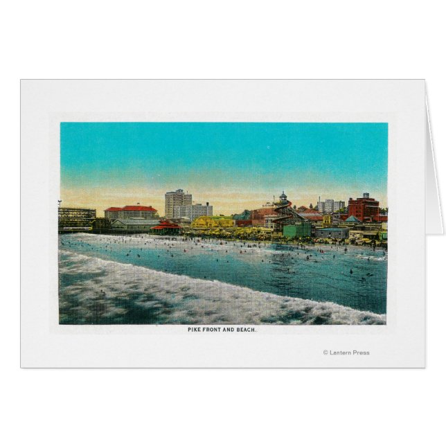 Pike Front y Long Beach, California (Anverso (Horizontal))