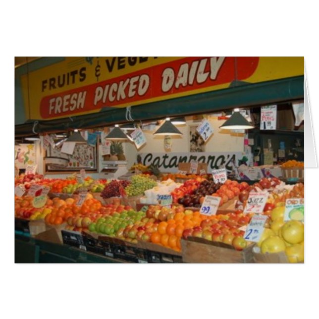 Pike Place Market Fruit Stand (Anverso (Horizontal))