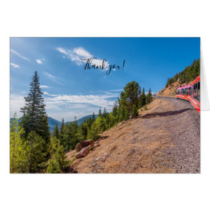 Pikes Peak Train Ride Gracias Notecard