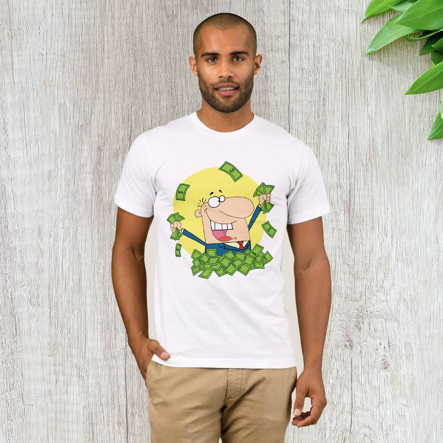 Pila de dinero significa camiseta (Subido por el creador)