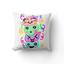 Pila de Emojis de Asinat - Almohada Decorativa