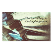 pila de libros antiguos pegatinas de planchas de l