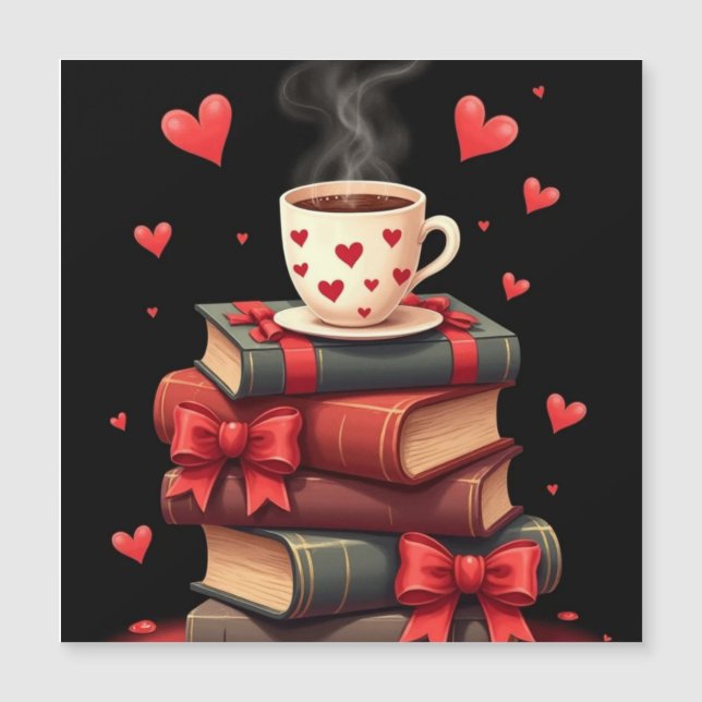 Pila de libros del día de San Valentín (Anverso)