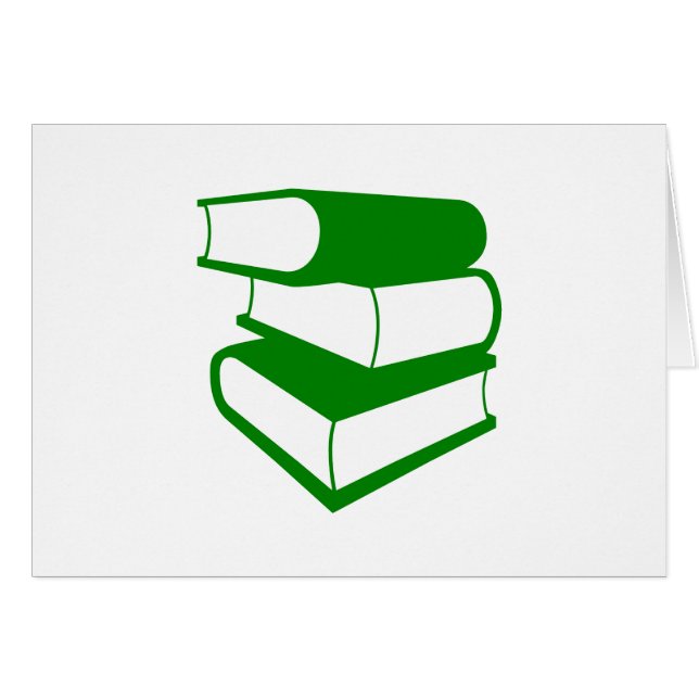 Pila De Libros Verdes (Anverso (Horizontal))