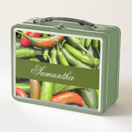 Pila De Pescadores Verdes En Picante