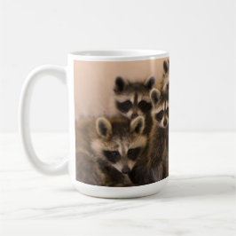 Pila de taza de los mapaches