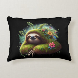 Pilar con espuma floral - almohada de bosque lluvi
