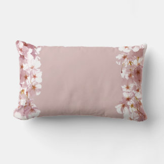 Pilar de flor blanca de almohada rosada