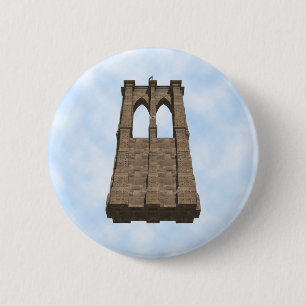 Pilar del Puente de Brooklyn: Modelo 3D: Botón / P