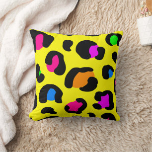 Pilar del tigre colorido, almohada suave