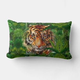 Pilar del tigre de la jungla Colorida almohada l