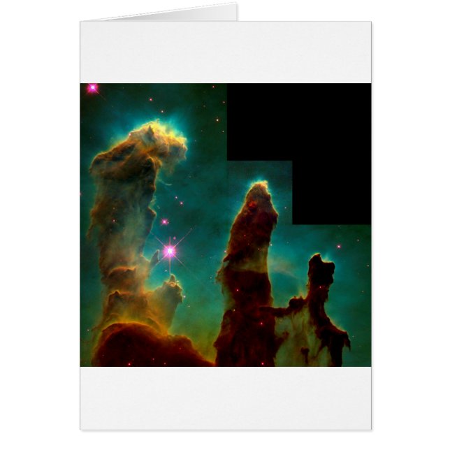 Pilares de la creación - imagen del telescopio (Frente)