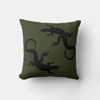 Pilares Lizard almohadas Reptiles Art Decoración L